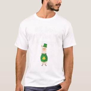 Camiseta 0% irlandés pero me besa de todos modos gracioso n