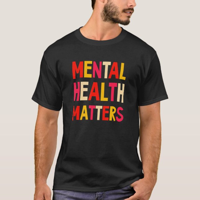Camiseta 0 La salud mental importa bienestar (Anverso)