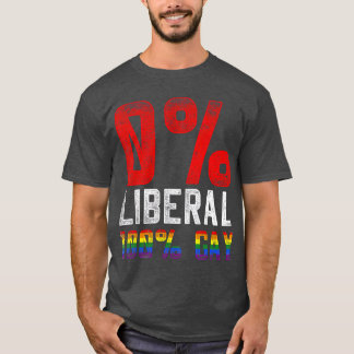 Camiseta 0 Liberal 100 Gay LGB
