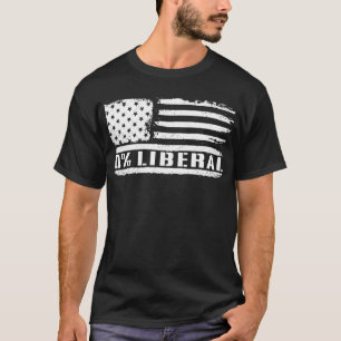 Camiseta 0% Liberal Cero Por Ciento Liberal Anti Liberal