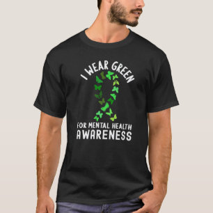 Camiseta 0 Llevo Verde Para La Conciencia De La Salud Menta