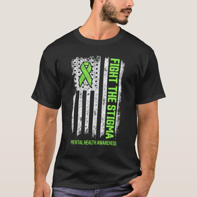 Camiseta 0 Lucha Contra el Estigma La Salud Mental Importa  (Anverso)