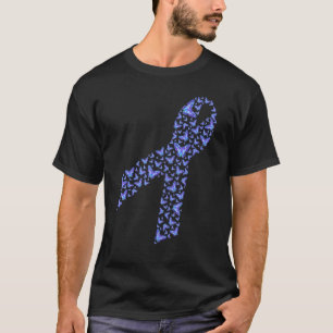 Camiseta 0 Mariposas Azules Mes de Concientización sobre la