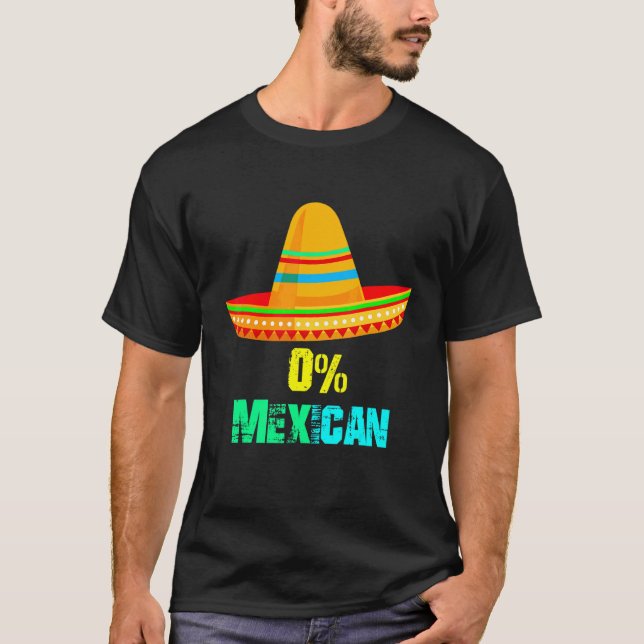 Camiseta 0 Mexicano Cinco De Drinko Fiesta De Diseño Cinco  (Anverso)