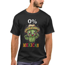 0% mexicano Cinco De Mayo Fiesta Sombrero Funny