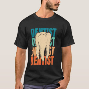 Camiseta 0 Odontólogo Retro Dental Odontología - Dientes Vi