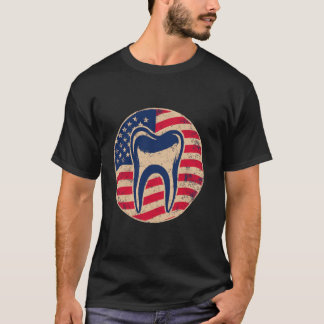 Camiseta 0 Odontopediatría Dentista Odontología Patriótica