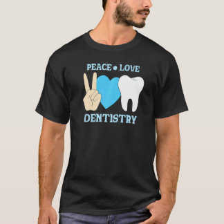 Camiseta 0 Paz Amor Odontología Dentista