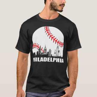 Camiseta 0 Philly Downtown Philadelphia Shira Baseball Skyl