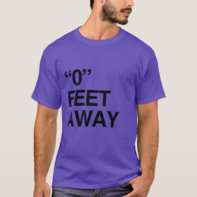 CAMISETA 0 PIES DE DISTANCIA (Anverso)