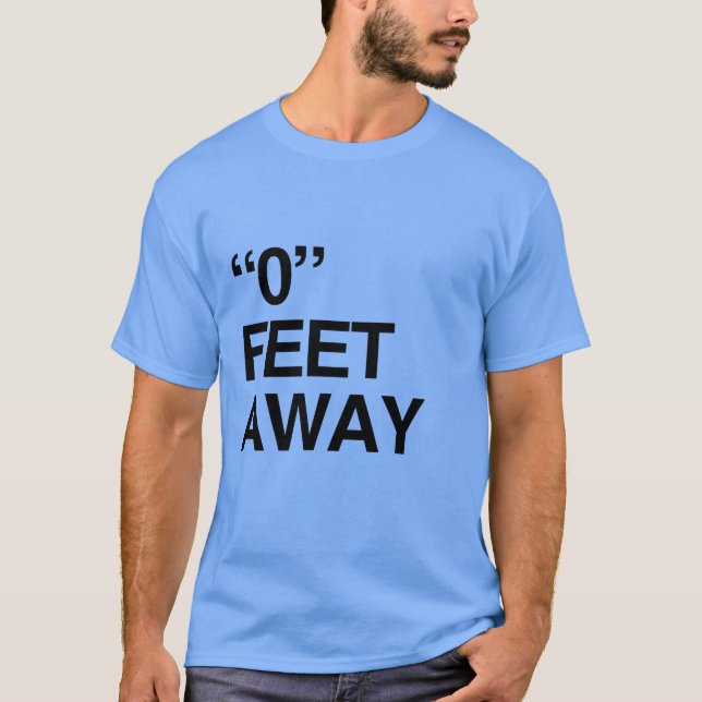 CAMISETA 0 PIES DE DISTANCIA (Anverso)