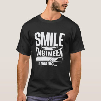 Camiseta 0 Sonrisa Ingeniero Cargando Estudiante Estudiar D