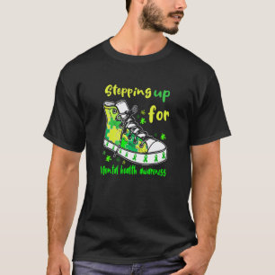 Camiseta 0 Subiendo Por Zapatos De Concientización Sobre Sa