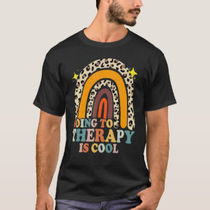Camiseta 0 Terapia Conciencia de Salud Mental Leopardo Arco