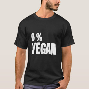 Camiseta 0% Vegan Smoker Grill Barbecue Carne Grillin