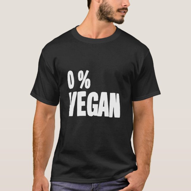 Camiseta 0% Vegan Smoker Grill Barbecue Carne Grillin (Anverso)