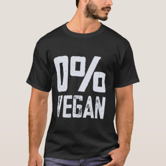 Camiseta 0 Vegano Come Carne Cero Por Ciento Vegano Diverti