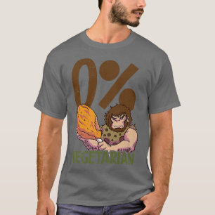 Camiseta 0 Vegetarian Design Meat Eater 