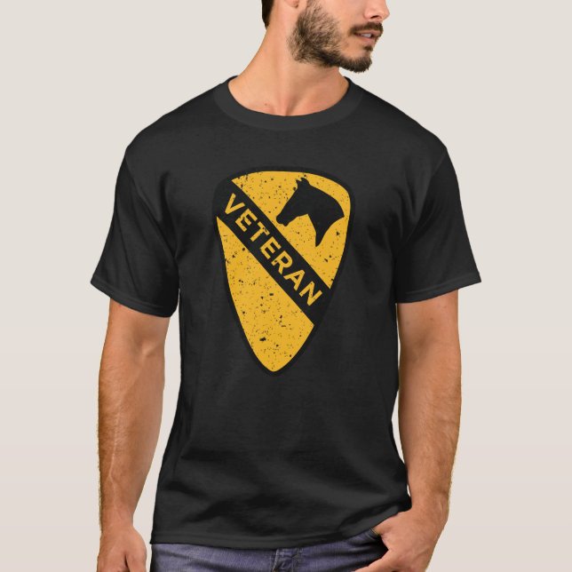 Camiseta 1ª División de Caballería - Veterano (Estados Unid (Anverso)