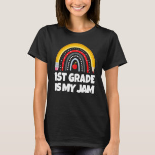 Camiseta 1º Grado Es Mi Jam First Day Back To School