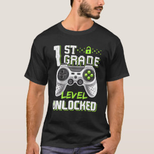 Camiseta 1º Grado Jugador Desbloqueado Primer Día De La Esc