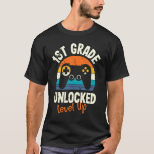 Camiseta 1º Grado Jugador Desbloqueado Primer Día De La Esc