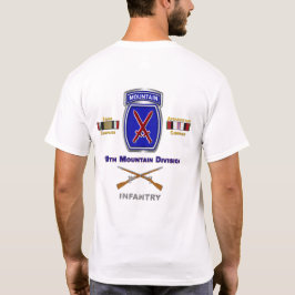 Camiseta 10ª División de Montaña Iraq & Afghanistan Veteran
