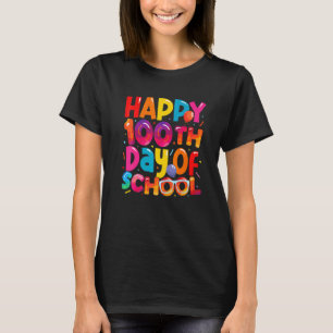 Camiseta 100º día de escuela para maestros niños niñas 100