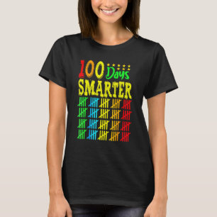 Camiseta 100º día de la escuela maestro niño niño feliz 100