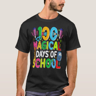 Camiseta 100º Día De La Escuela Maestros Geniales Niños 100