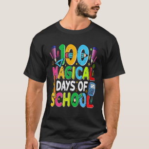 Camiseta 100º Día de la Escuela Maestros Geniales Niños 100