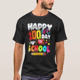Camiseta 100º Día De La Escuela Maestros Niños Chico Chicas