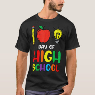 Camiseta 100º día de la maestra de escuela secundaria Estud