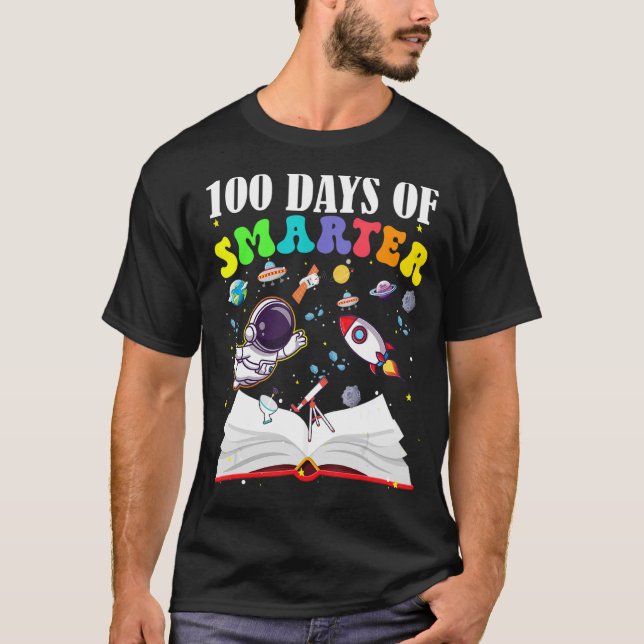 Camiseta 100º Día del Astronauta Escolar en el espacio ultr (Anverso)