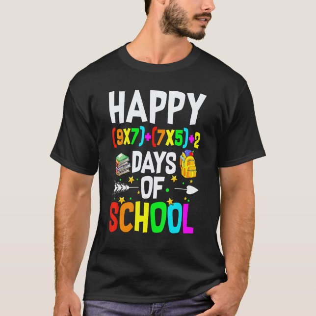 Camiseta 100º Día Profesor De Matemáticas Fórmula Matemátic (Anverso)