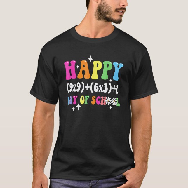 Camiseta 100º Día Profesor De Matemáticas Fórmula Matemátic (Anverso)