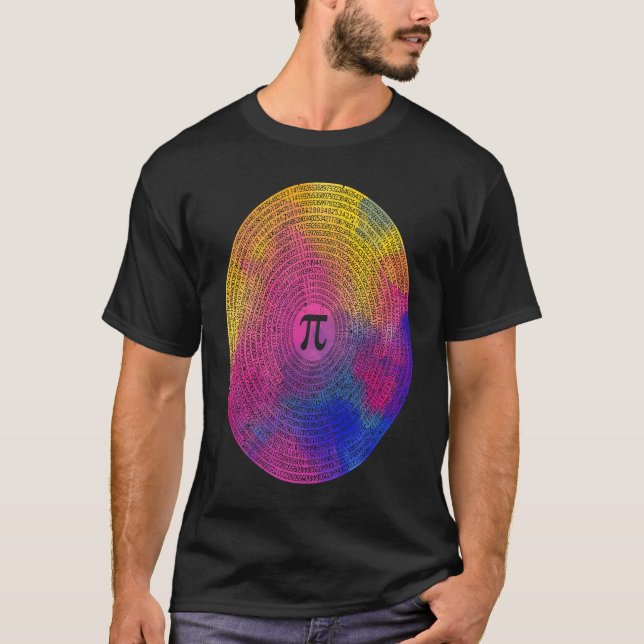 Camiseta 10000 Digits Pi Sign Math  Mathematics Nerd Pi Day (Anverso)
