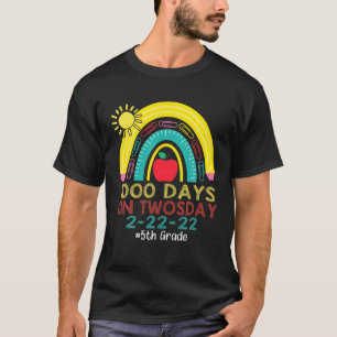 Camiseta 1000 Días Más Inteligente Estudiante De Quinto Gra