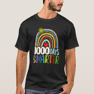Camiseta 1000 Días Más Inteligente Feliz 1000º Día De La Es