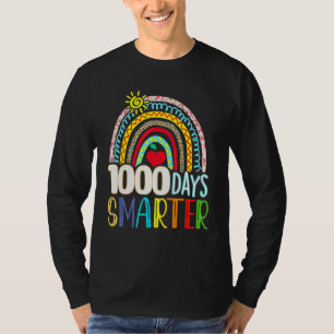 Camiseta 1000 días más inteligentes 1000 días de clase