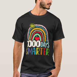 Camiseta 1000 Días Más Inteligentes Feliz Día 1000 De Educa