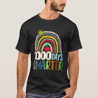 Camiseta 1000 Días Más Inteligentes Feliz Día 1000 De Educa