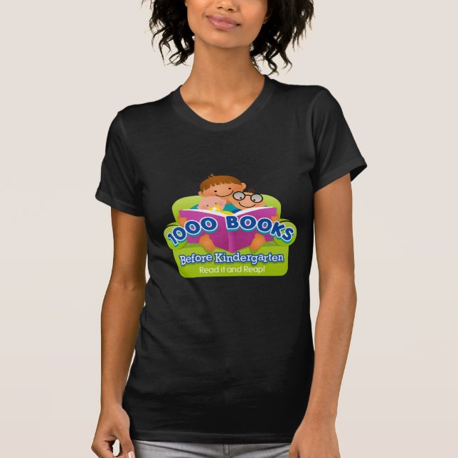 Camiseta 1000 libros antes de la guardería (Anverso)