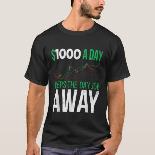 Camiseta 1000 por día mantiene el día del trabajo fuera del