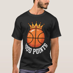 Camiseta 1000 Puntos Corona Logro Amantes Baloncesto Sp