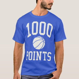 Camiseta 1000 Puntos de Básquetbol Regalo Escuela Secundari