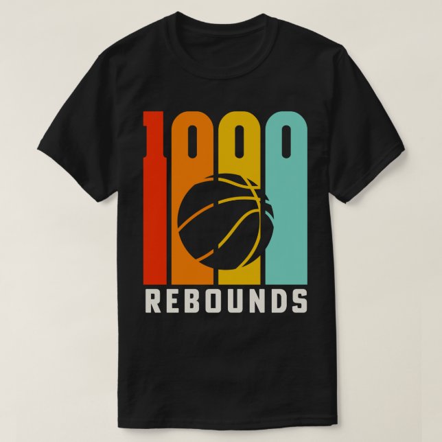 Camiseta 1000 rebotan baloncesto en base de secundaria dire (Diseño del anverso)