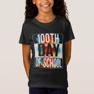 Camiseta 100.º día de colorido