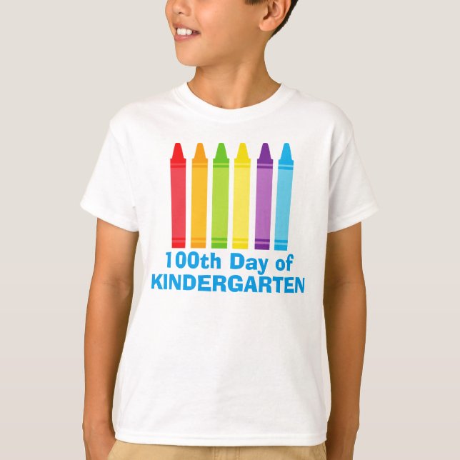 Camiseta 100.º Día de los niños de jardín de infantes (Anverso)
