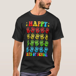 Camiseta 100.º día de maestro estudiante niño niño feliz